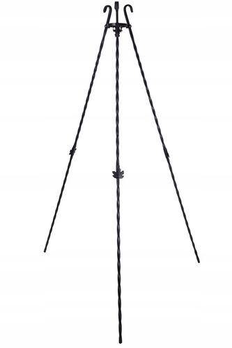 GRILL OGRODOWY TRÓJNÓG KUTY + RUSZT 60 CM WISZĄCY na Arena.pl
