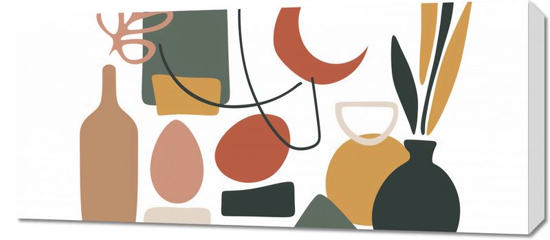 Obraz 90x40cm Formy Wyzwolone zdjęcie 1