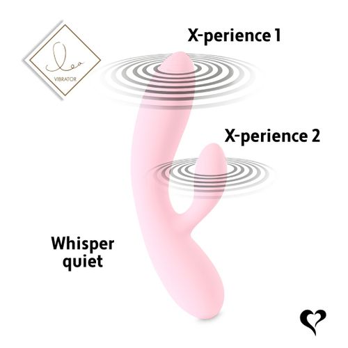 Feelztoys - Wibrator Lea Rabbit Różowy na Arena.pl