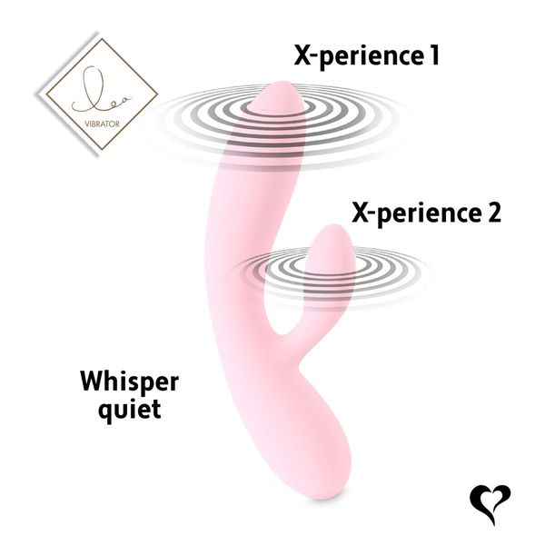 Feelztoys - Wibrator Lea Rabbit Różowy zdjęcie 6