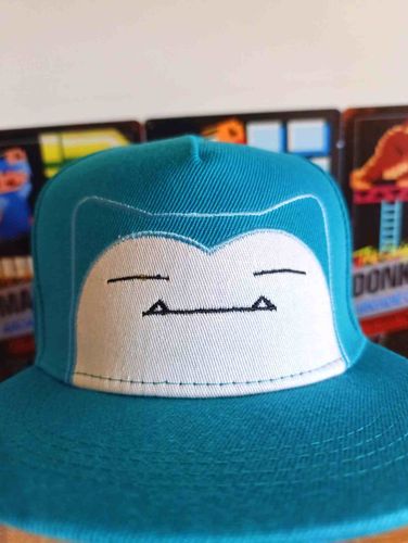 NOWOŚĆ" Modna niebieska czapka baseballowa Snorlax, na Arena.pl