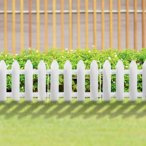 Płotek ogrodowy biały 20x15 cm 10 szt. na Arena.pl