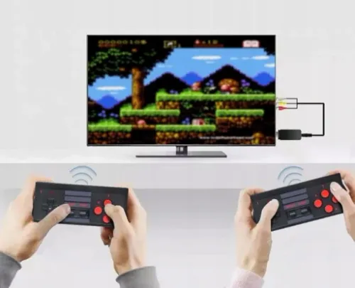 KONSOLA RETRO 848 GIER 2 BEZPRZEWODOWE PADY DONGLE na Arena.pl