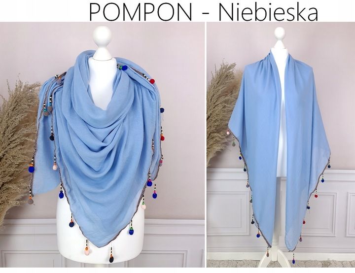 PAREO CHUSTA PLAŻOWA FRĘDZLE narzutka BOHO KOLORY zdjęcie 4