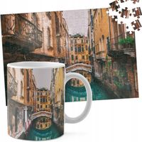 ZESTAW KUBEK + PUZZLE 110EL - WENECJA ZABYTEK WIDOKI PIĘKNE