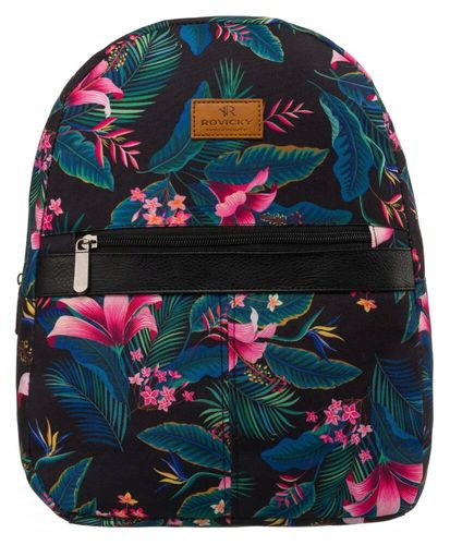 wzorzysty, miejski plecak damski - rovicky na Arena.pl