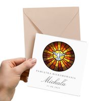 Kartka Koperta na Pieniądze Pamiątka Bierzmowania dla Dziewczyny Chłopaka