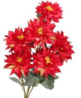 DALIA W BUKIECIE SZTUCZNE KWIATY JAK ŻYWE 70CM DUŻY BUKIET