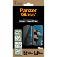 SZKŁO HARTOWANE DO SAMSUNG GALAXY S25 EDGE PANZERGLASS PRYWATYZUJĄCE