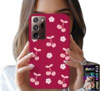 ETUI DO SAMSUNG NOTE 20 ULTRA - WISIENKI, WIŚNIE NA BORDOWYM TLE + FOLIA
