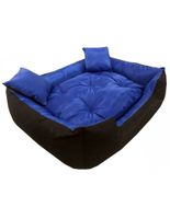 Duże Legowisko Kojec Łóżko Dla Psa Kota 115x95 cm Niebieskie