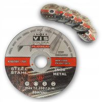 TARCZA DO CIĘCIA METALU 125x1 ZESTAW 50 szt DYSK INOX DO STALI MOCNE