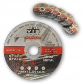 TARCZA DO CIĘCIA METALU 125x1 ZESTAW 50 szt DYSK INOX DO STALI MOCNE