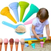 foremki do piasku zestaw foremek lody 6 elementów technok dla dzieci 6221