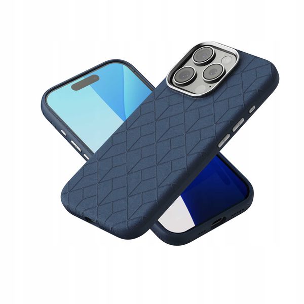 Spacecase Classy Mag Iphone 16 Pro Dark Blue zdjęcie 12