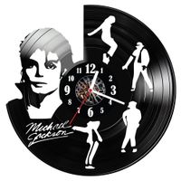 Zegar ścienny z płyty winylowej Michael Jackson 479.14