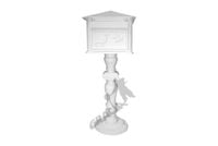 SKRZYNKA NA LISTY STOJĄCA ŻELIWNA I BIAŁA