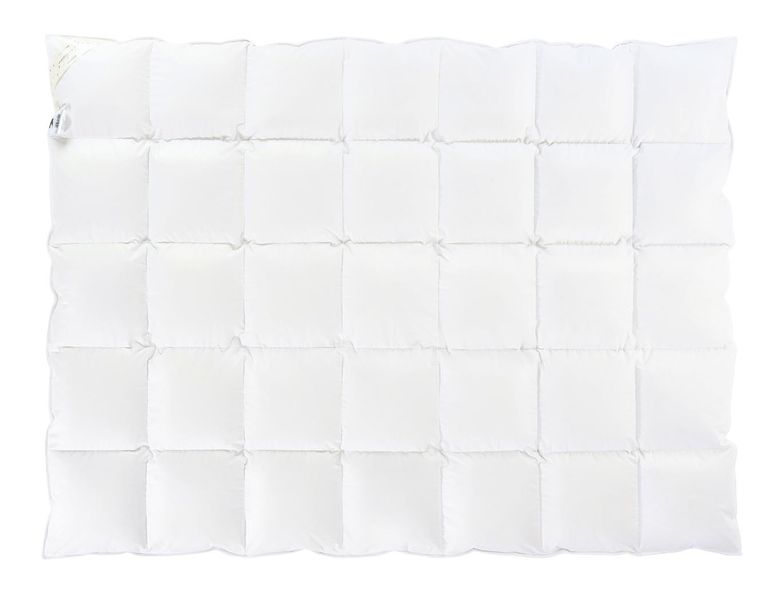 Kołdra puchowa CAŁOROCZNA 155x200 ROYAL biała 100% puch zdjęcie 3
