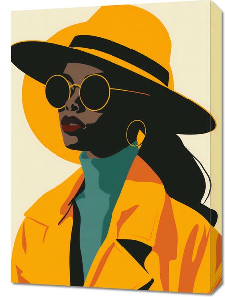 Obraz 50x70cm Żółta Stylowość zdjęcie 1