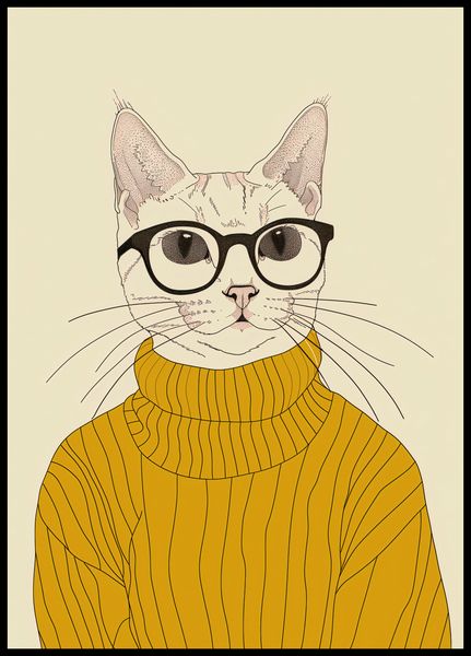 Plakat 64x90cm Intelektualista zdjęcie 2