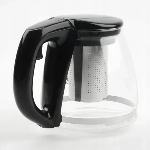 DZBANEK SZKLANY Z STALOWYM ZAPARZACZEM ZAPARZACZ DO HERBATY ZIÓŁ 1500 ML na Arena.pl