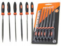 PILNIKI DO METALU 140MM OKRĄGŁY PŁASKI PÓŁOKRĄGŁY