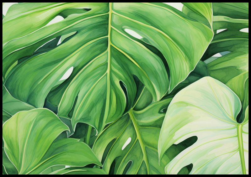 Plakat 100x70cm Tajemnice Liści zdjęcie 2