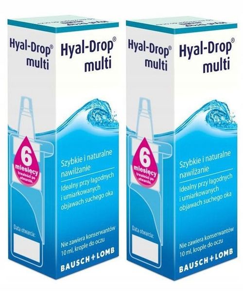 2 x KROPLE DO OCZU Hyal-Drop Multi 10ml zdjęcie 1