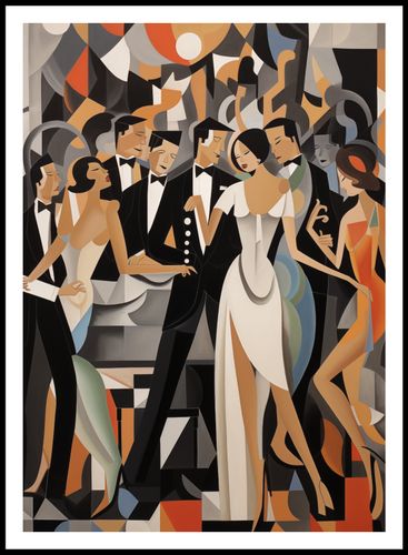 Plakat 64x90cm Bal w Art Deco na Arena.pl
