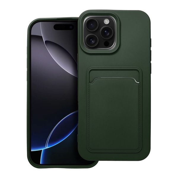 Futerał CARD CASE do IPHONE 16 Pro Max zielony zdjęcie 1