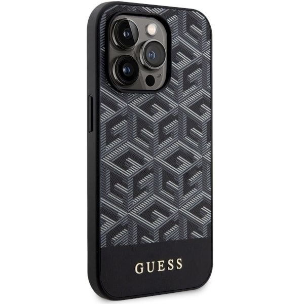 Etui Guess do iPhone 14 Pro, Czarny, MagSafe zdjęcie 4