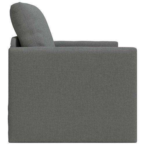 Sofa z funkcją spania ciemno szary 74 x 77 x 81 cm tkanina na Arena.pl