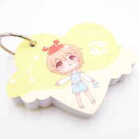 Mini notes notesik na breloku znak zodiaku RAK