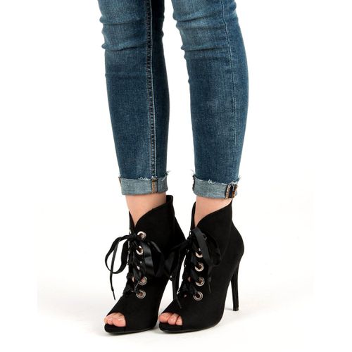 Wiązane Botki Open Toe r.36 na Arena.pl