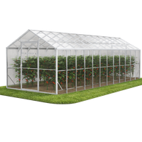 Szklarnia z poliwęglanu DOMEK 2,5x8 m profile 40x20 poliwęglan 4mm