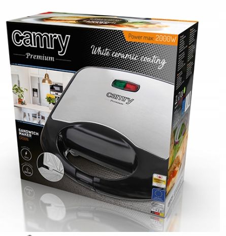 Opiekacz Do Kanapek Toster Ceramiczny Sandwich Do Chrupiących Tostów 850 W zdjęcie 3