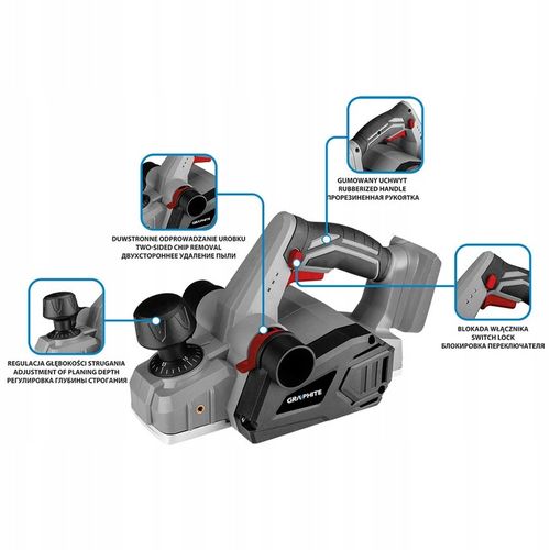 GRAPHIET STRUG AKUMULATOROWY 18V 82mm 58GE135 na Arena.pl