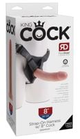 king cock strap-on 8 inch