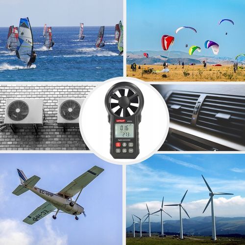 WIATROMIERZ ANEMOMETR MIERNIK WIATRU I TEMPERATURY na Arena.pl