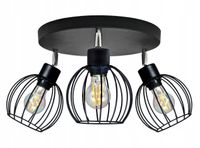 LAMPA sufit PLAFON ŻYRANDOL regulowany DRUT KULA
