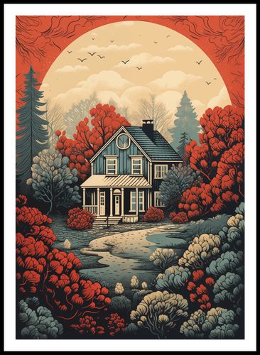 Plakat 59,4x84,1cm Idylla Rustykalna na Arena.pl