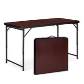 Stolik turystyczny stół składany ogrodowy walizka  120x60x70 cm bordowy