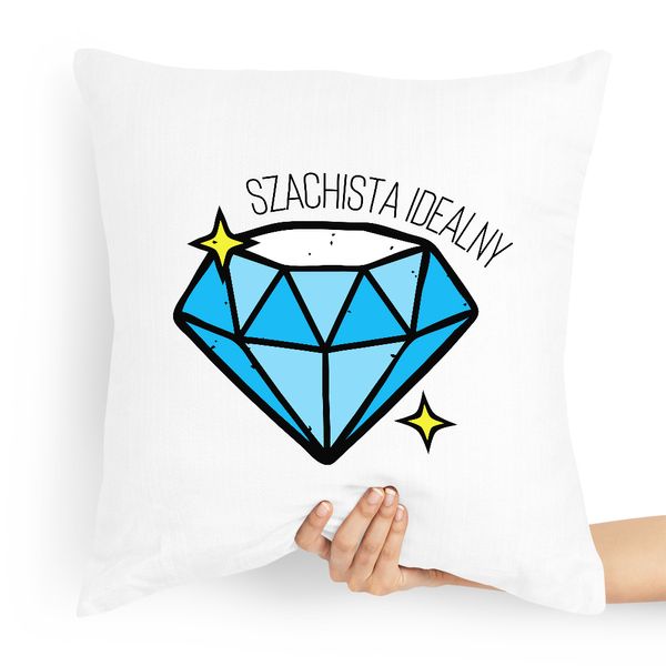 Poduszka Dla Szachisty Szachista Idealny Z Nadrukiem Ze Zdjęciem zdjęcie 1