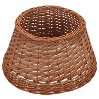 OSŁONA WIKLINOWA FI 40 CM NA STOJAK POD CHOINKĘ BOHO KOSZ STOJAKA NATURALNY