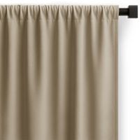 Zasłona gotowa CARLI na taśmie 140x270 beżowa gładka do salonu Restilo