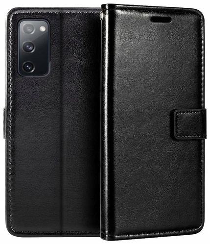 Etui Portfel Skórzany do SAMSUNG GALAXY S20 FE / S20 FE 5G +Szkło Hartowane na Arena.pl