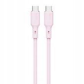 Kabel USB-C do USB-C Aukey CB-SCC102, 100W, 1.8m (różowy)