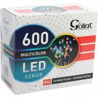 LAMPKI CHOINKOWE 600 LED ZEWNĘTRZNE MULTIKOLOR