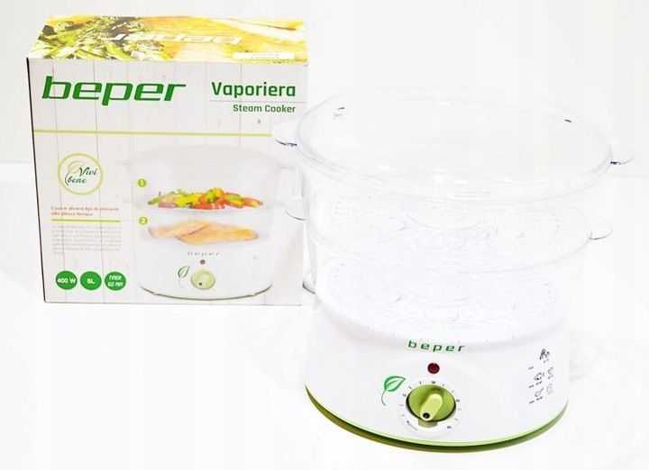 Parowar Beper 90.501 Vaporiera Steam Cooker zdjęcie 1