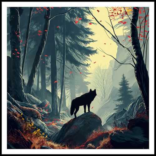 Plakat 80x80cm Leśne Echa na Arena.pl